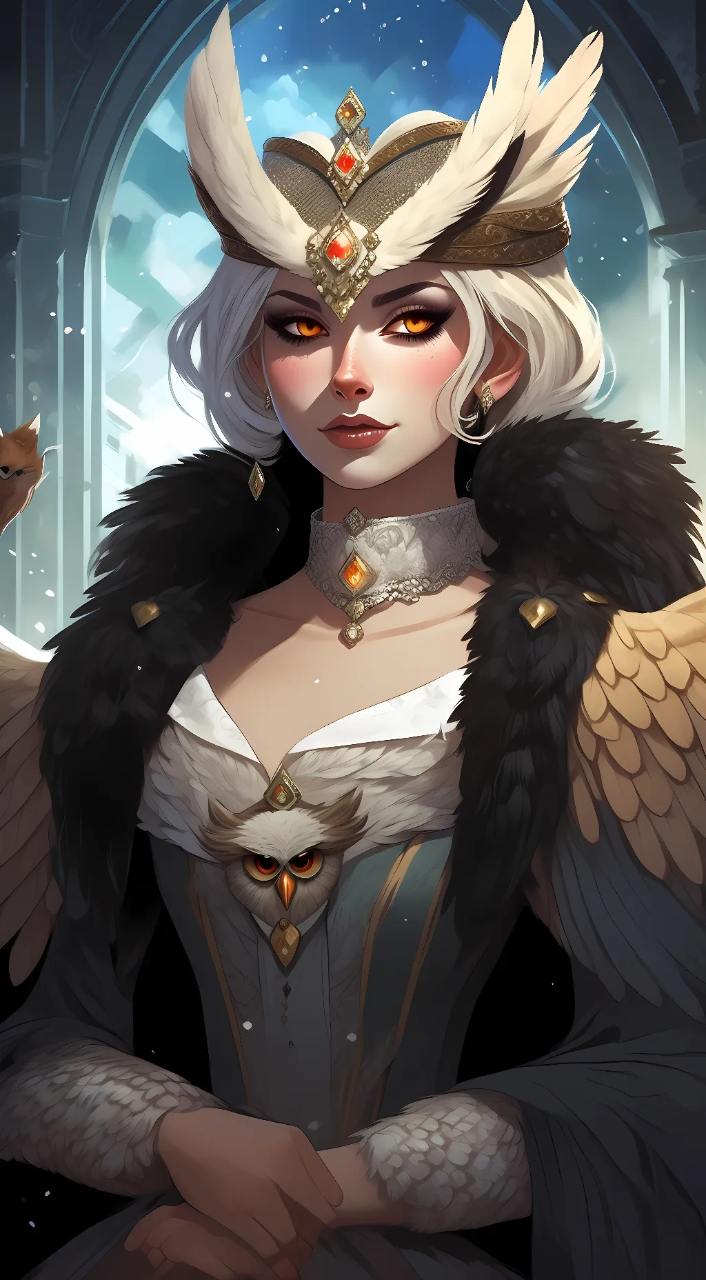 ai character: stella background