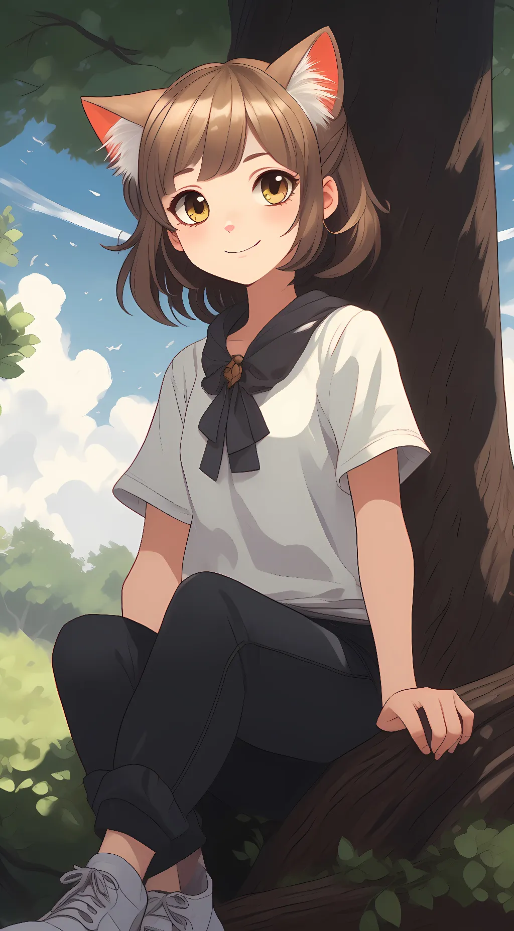 ai character: Miki background