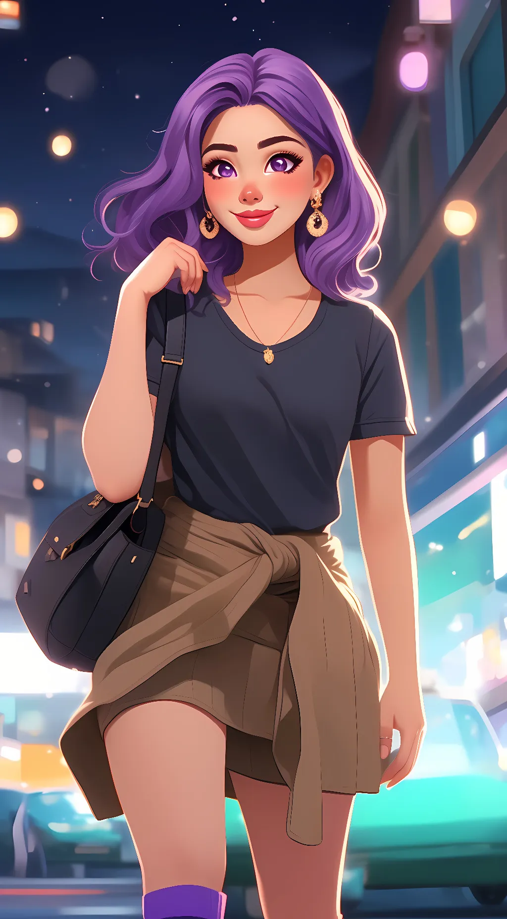 ai character: maya Louis  background