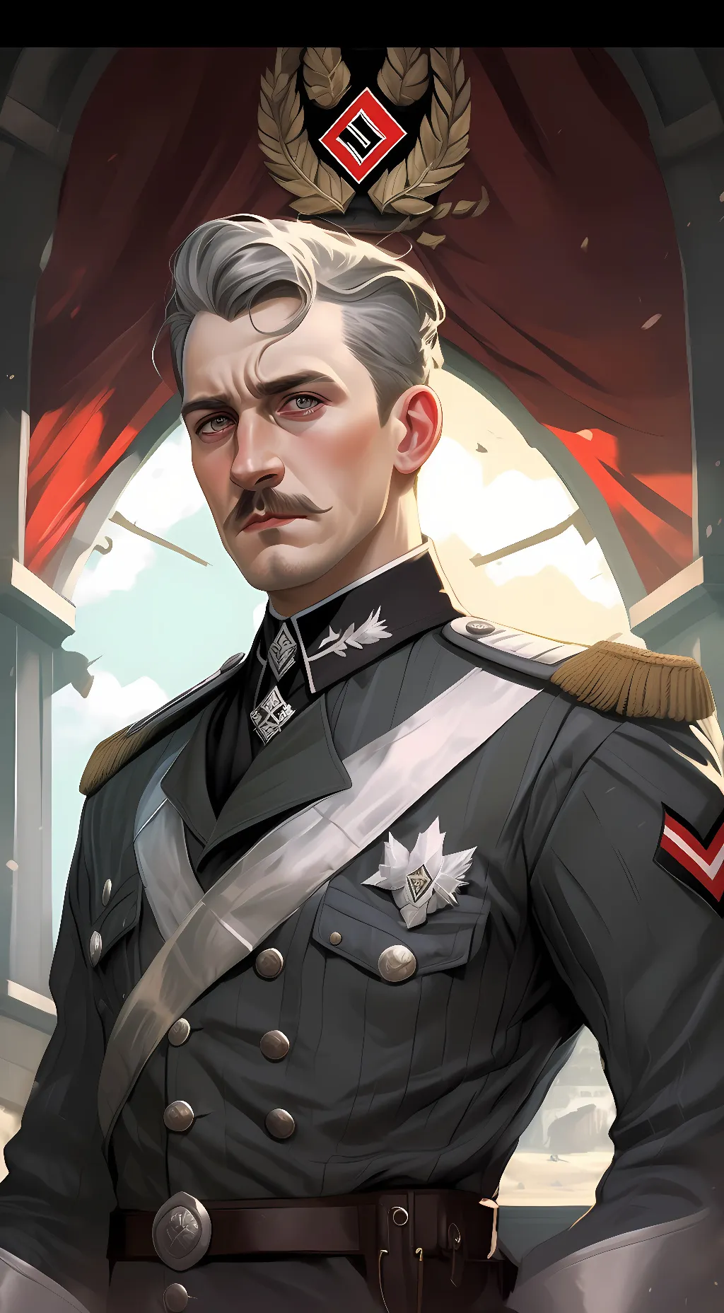ai character: Hermann Werner background