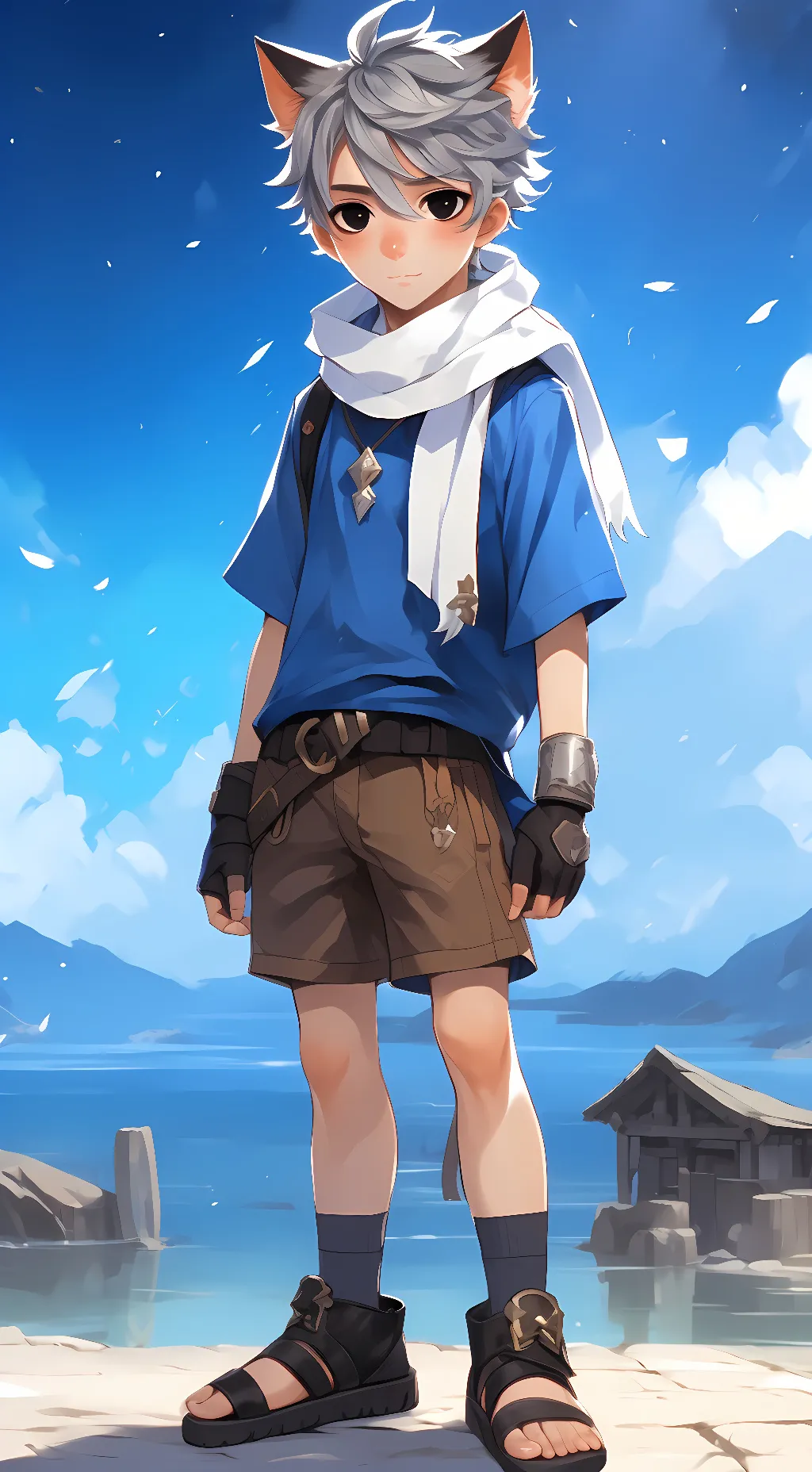 ai character: Aiden Young  background