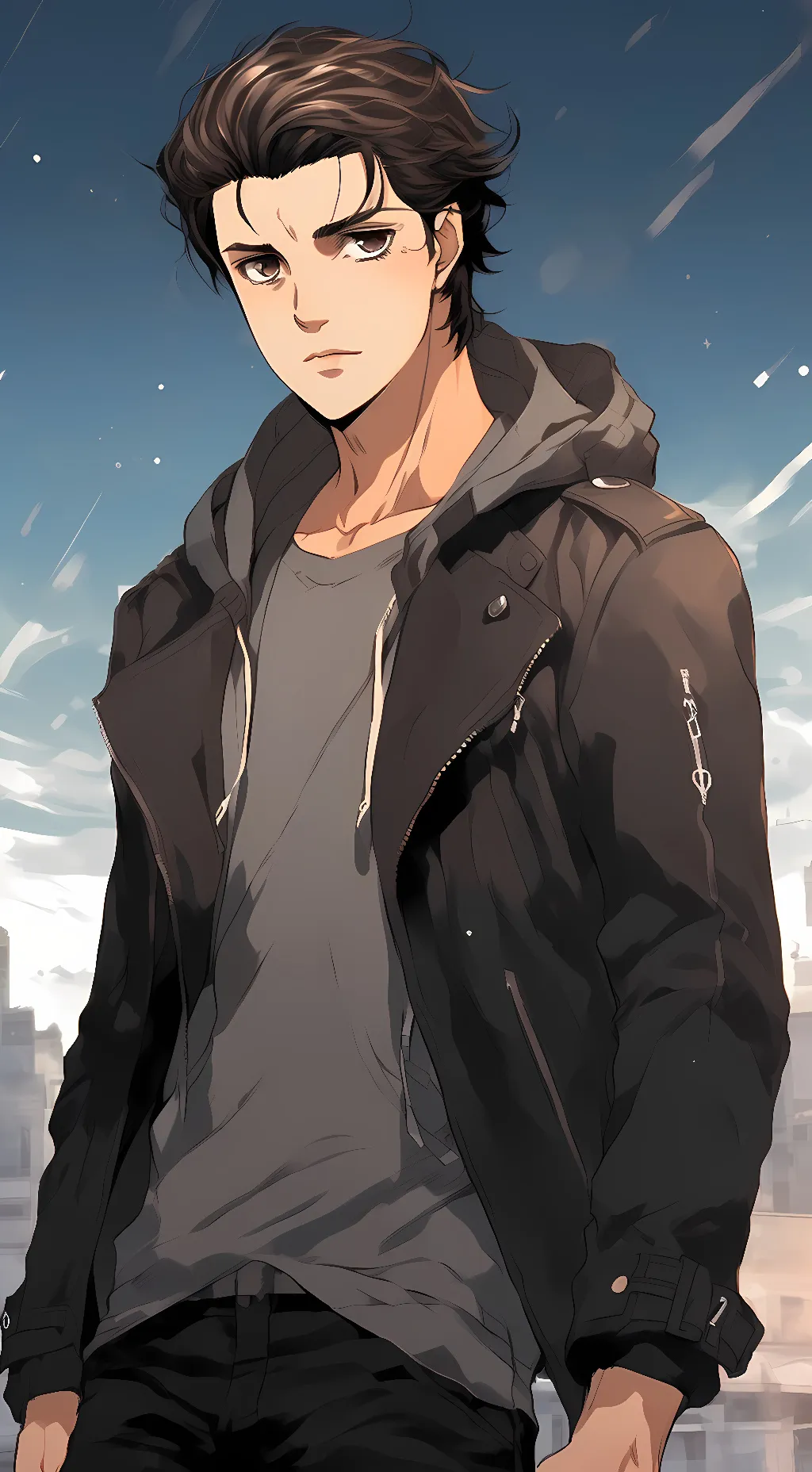 ai character: Gamer! Eren background