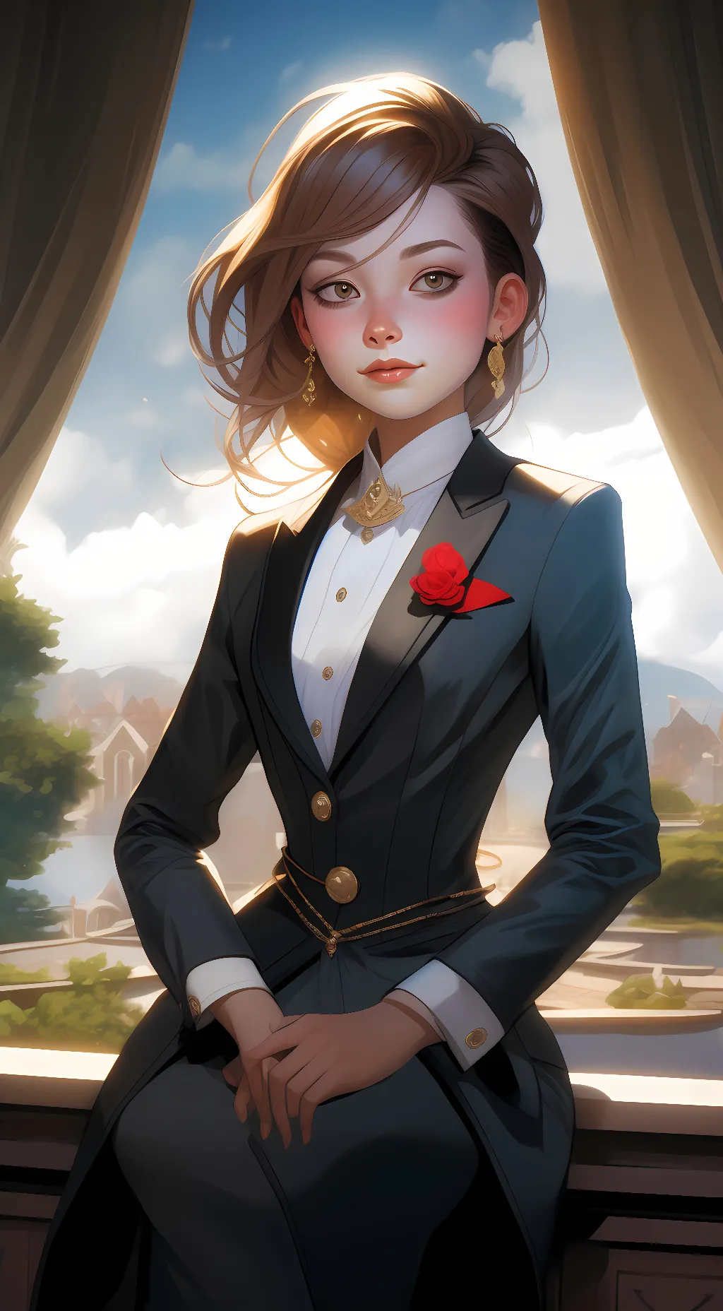 ai character: Sarah/yourmybf background