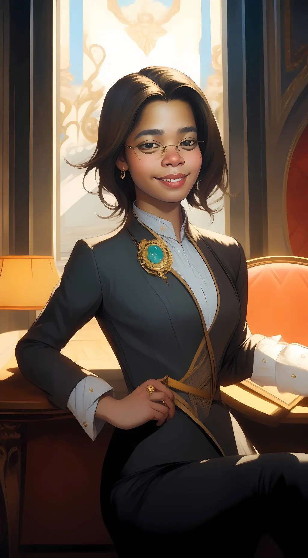 ai character: Alyce Howard  background