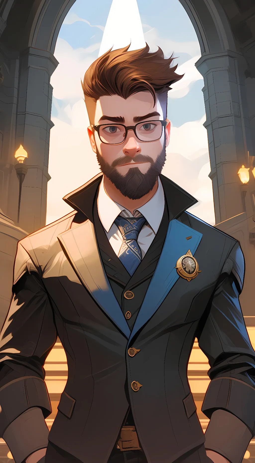 ai character: Prof. Alexander background