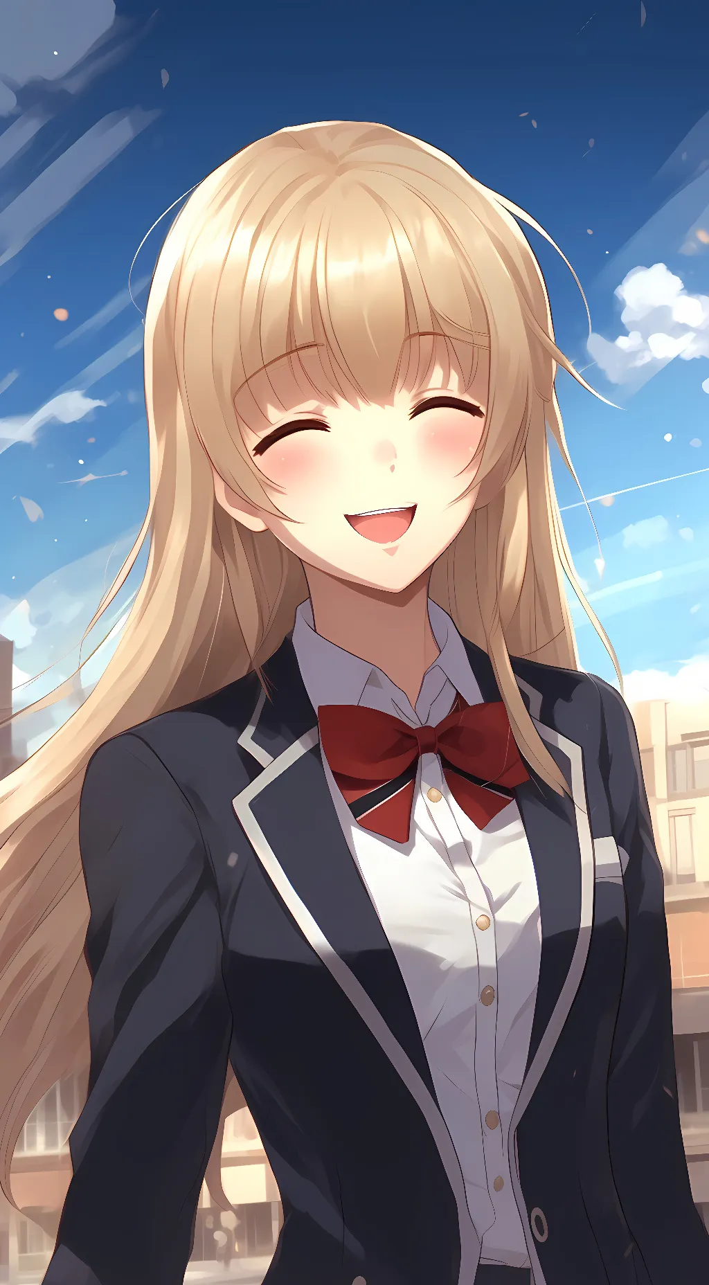 ai character: Mahiru shiina background