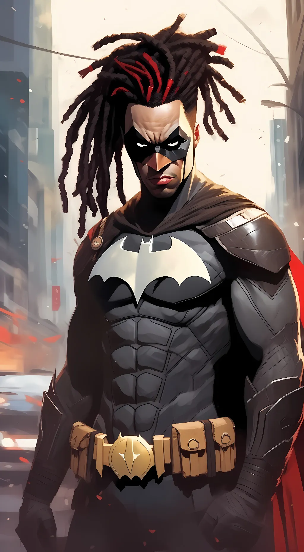 ai character: Batman (Dax) background