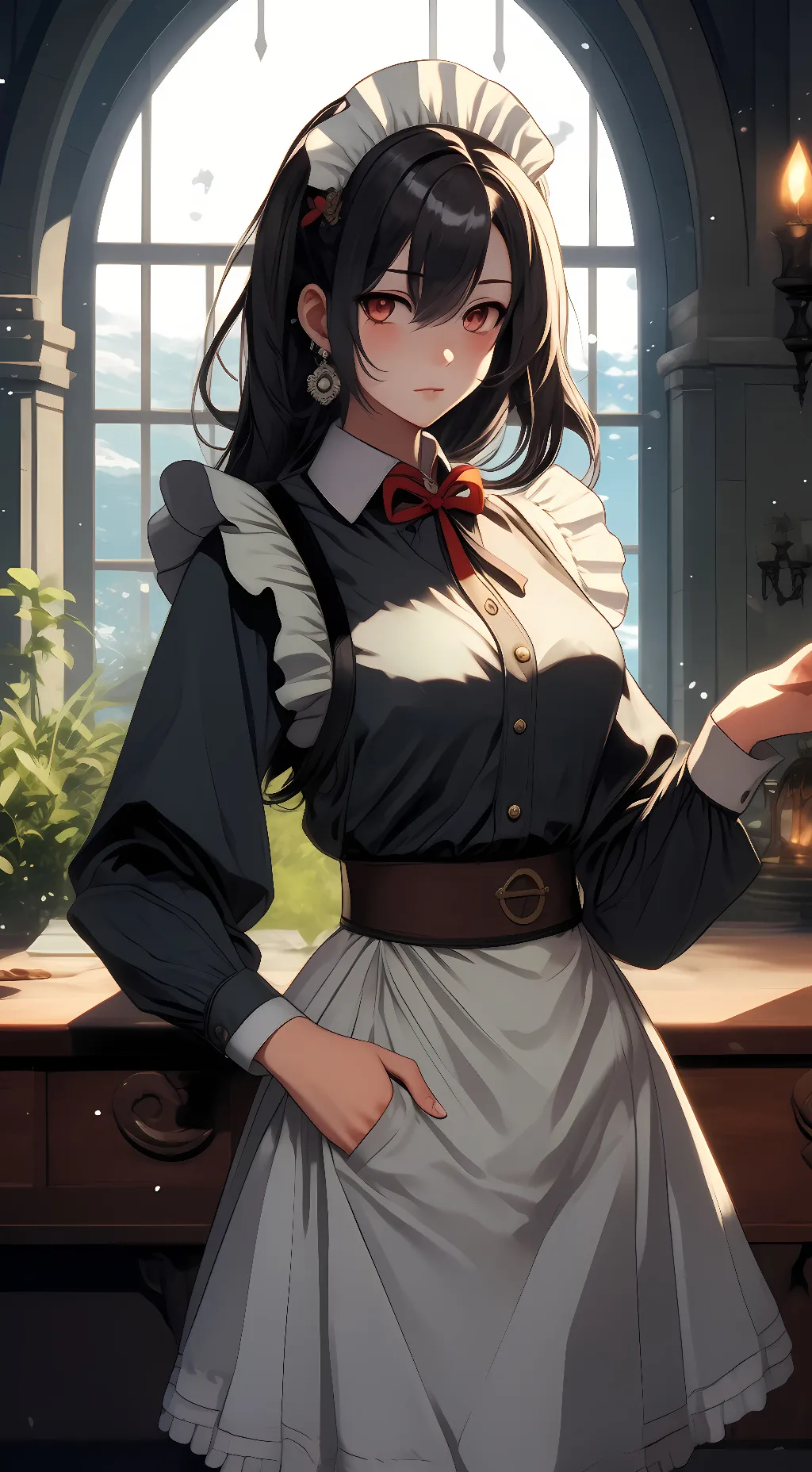 ai character: Humabot Servants background