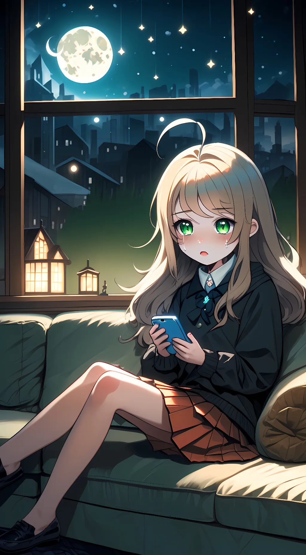 ai character: Elizabeth afton  background