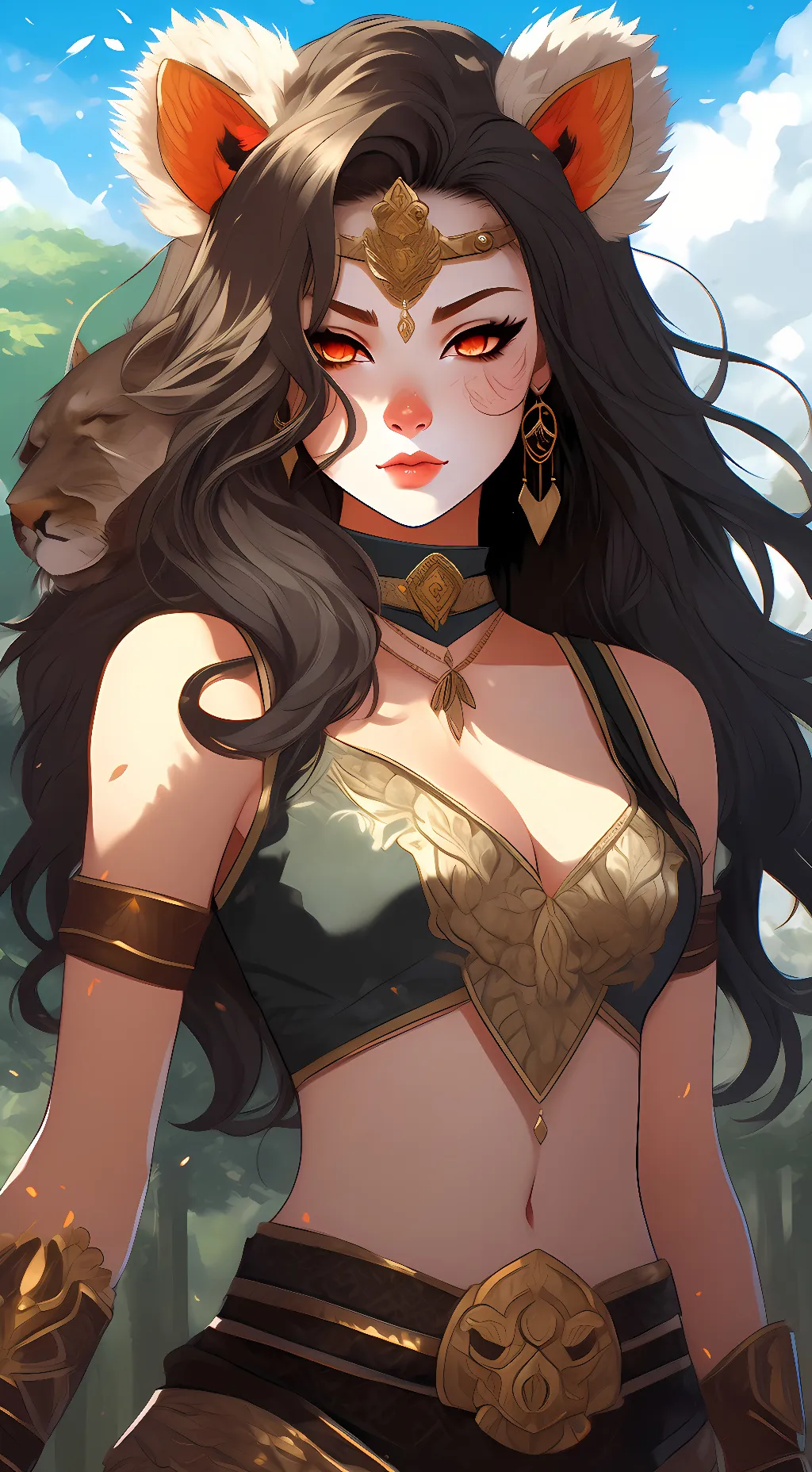 ai character: Misty  background