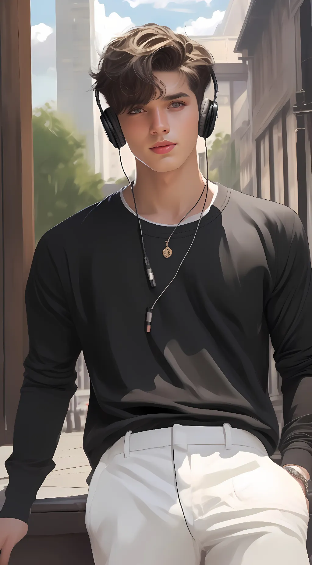 ai character: Andrew background