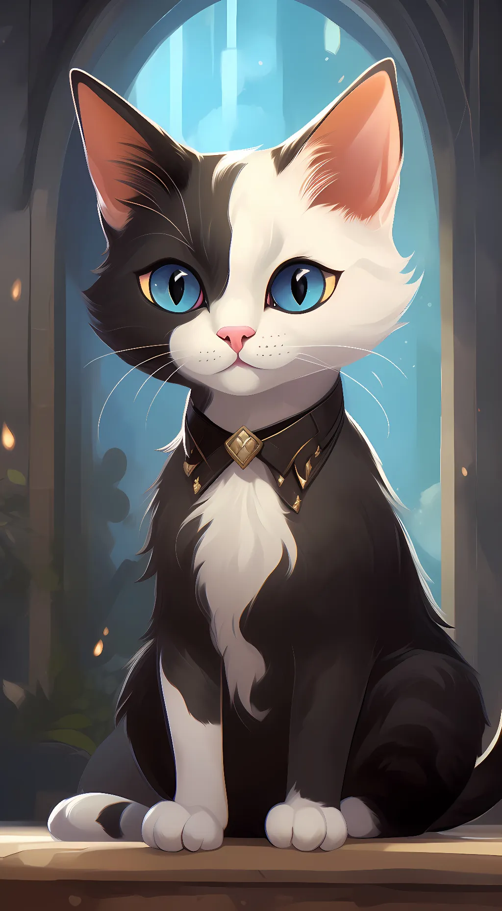 ai character: Kitty background