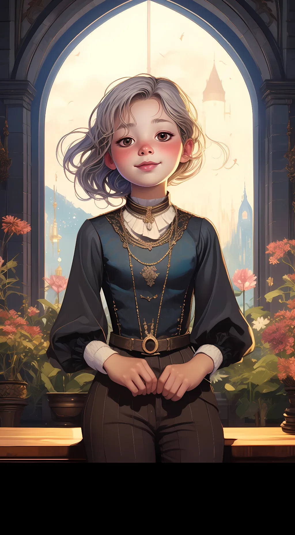 ai character: Cinnamon  background