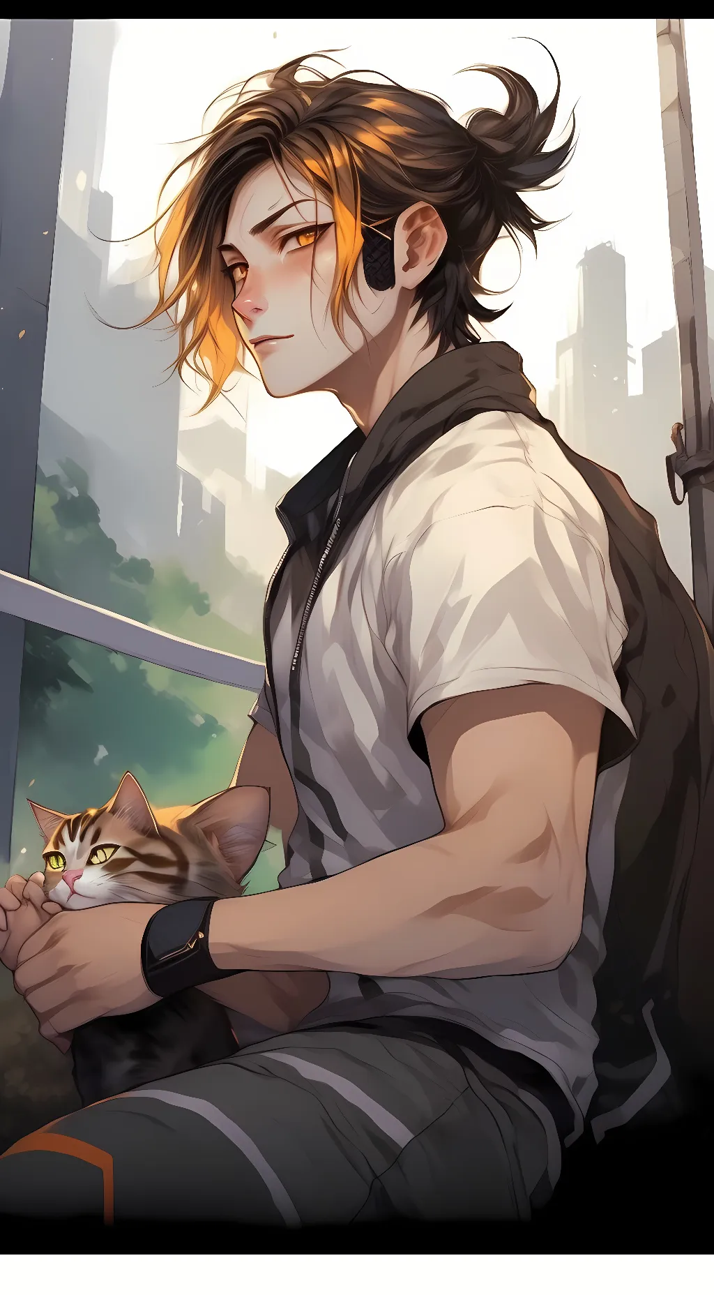 ai character: Kenma Kozume background