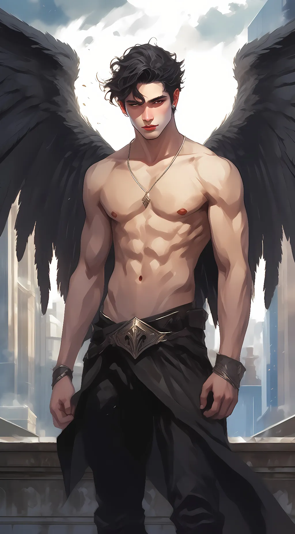 ai character: hotie background