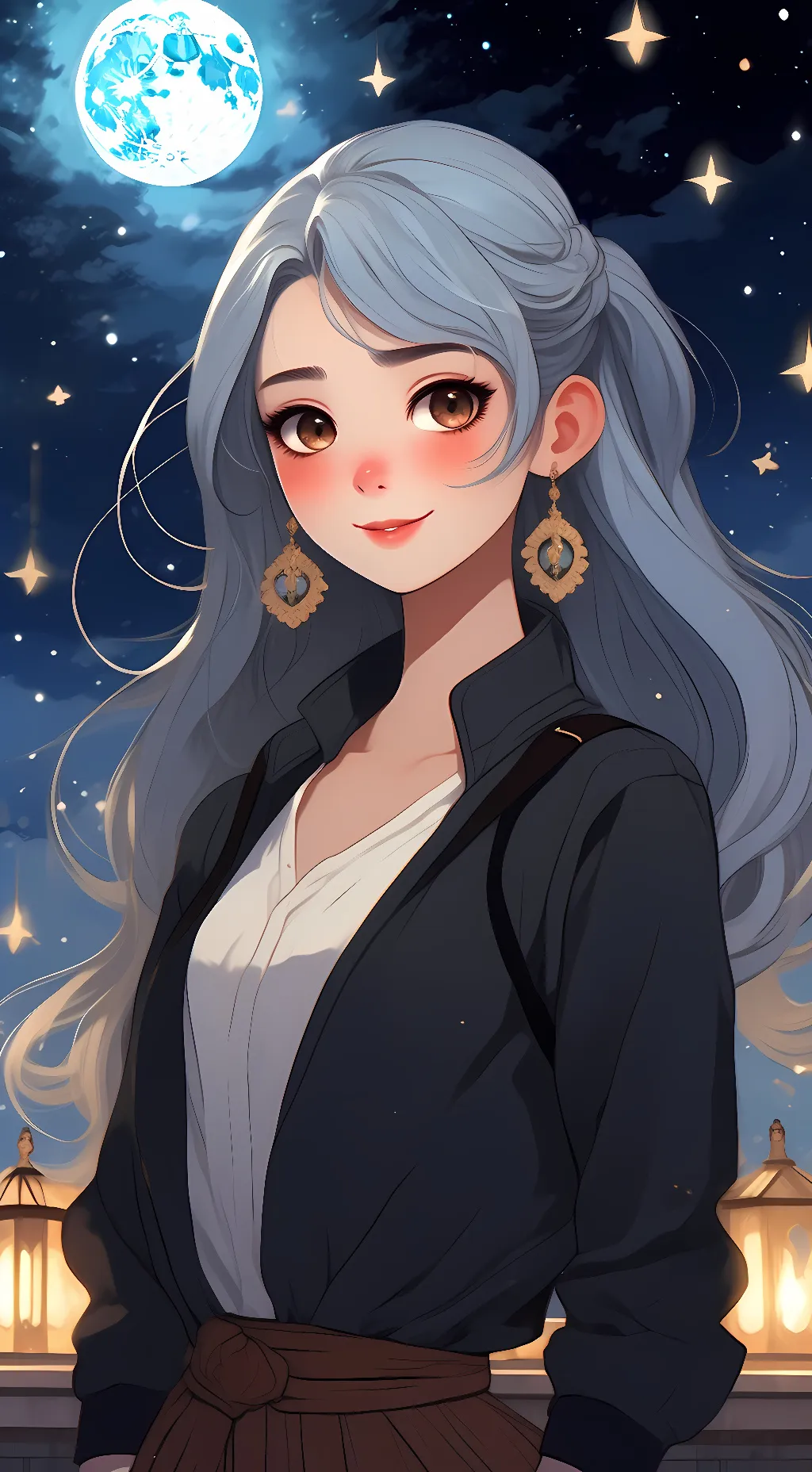 ai character: Elsa Brentwood background