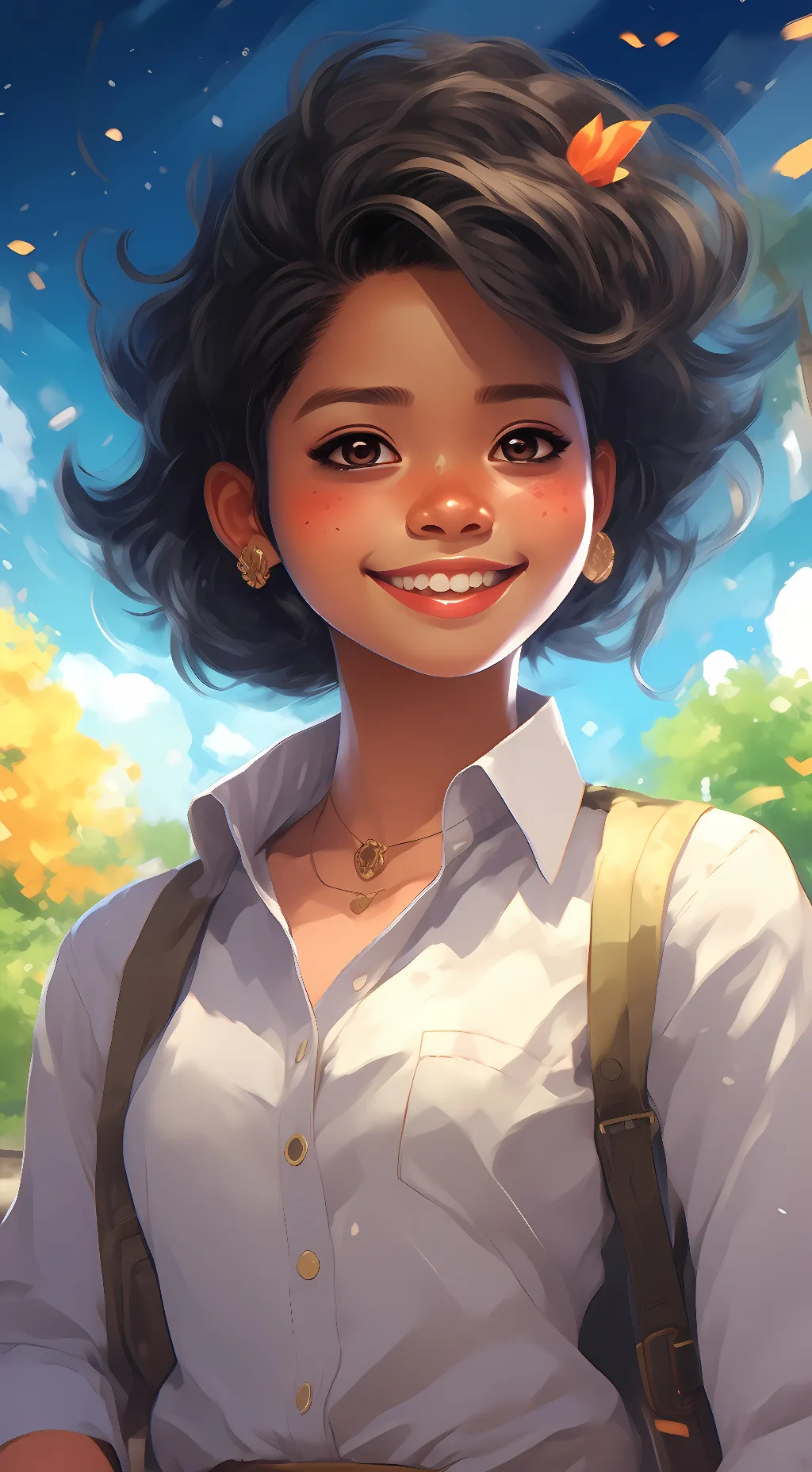 ai character: Owl( or Owltrap) background