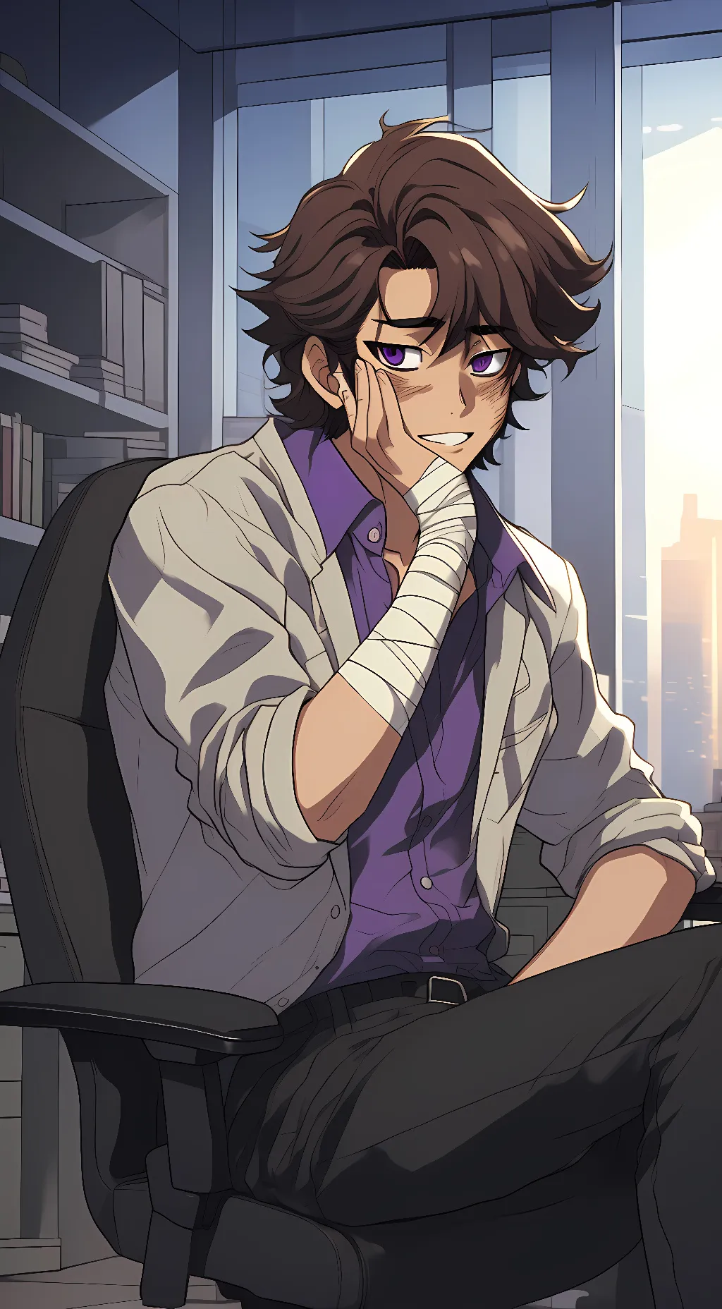 ai character: Dannyjustvibin background