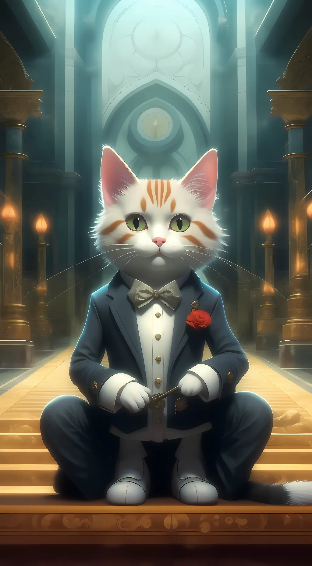 ai character: stellar  background