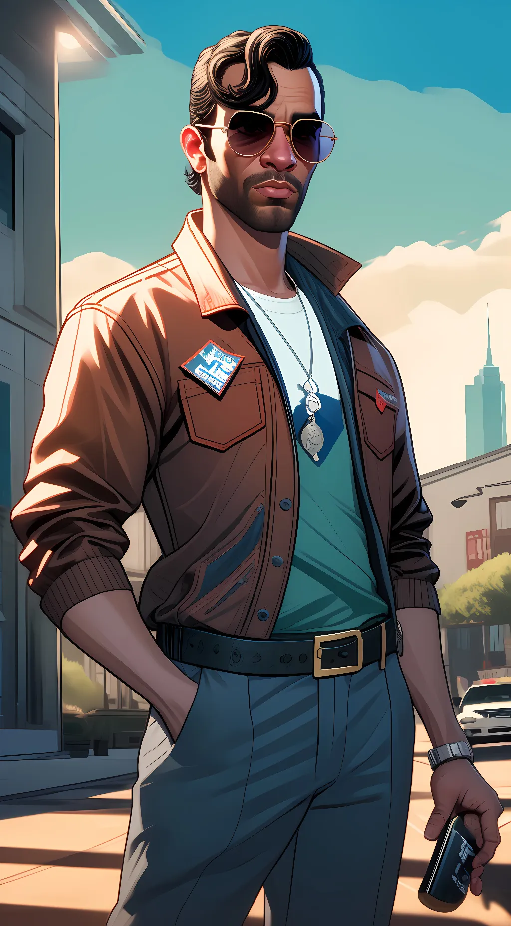 ai character: Floyd background