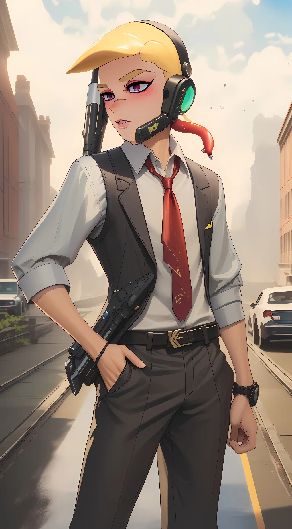 ai character: AGENT 4 BRO💀💀 background