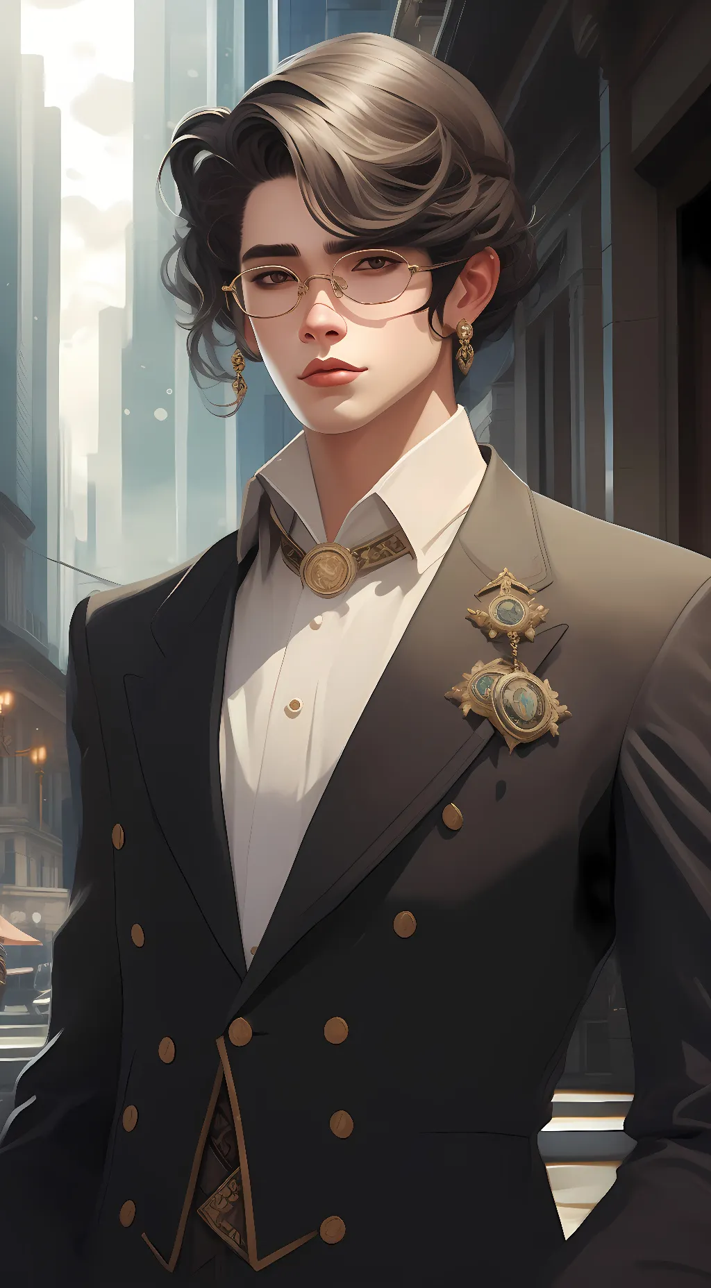 ai character: Damian background