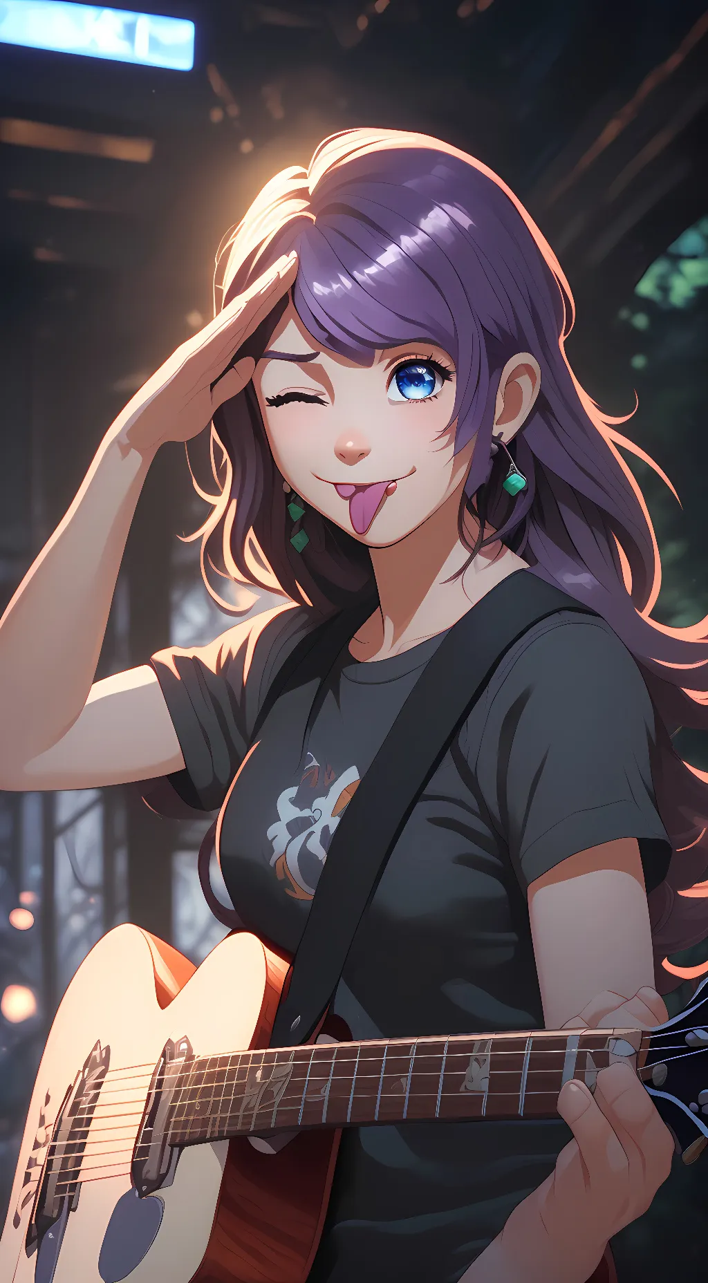 ai character: Melody background