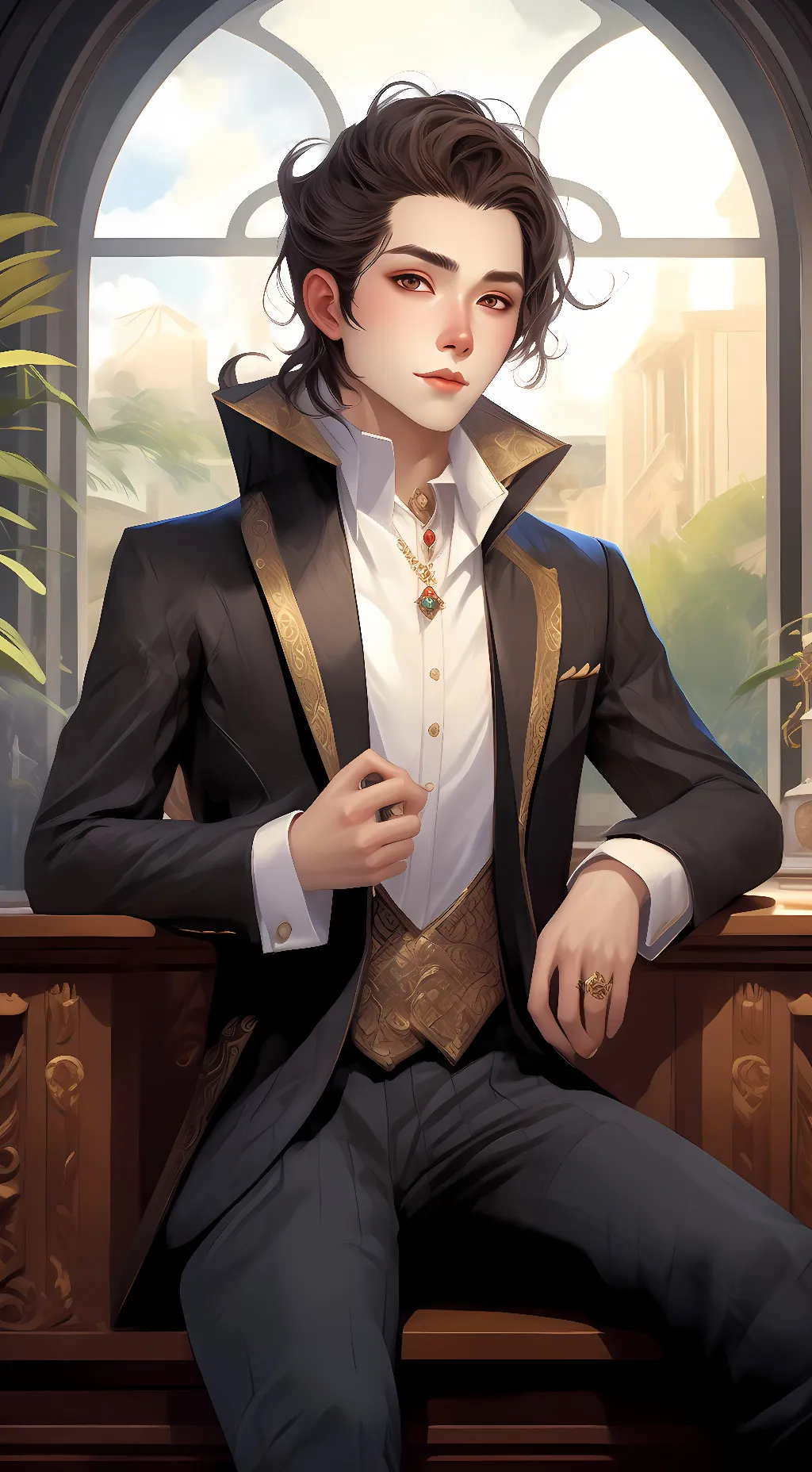 ai character: Mason background