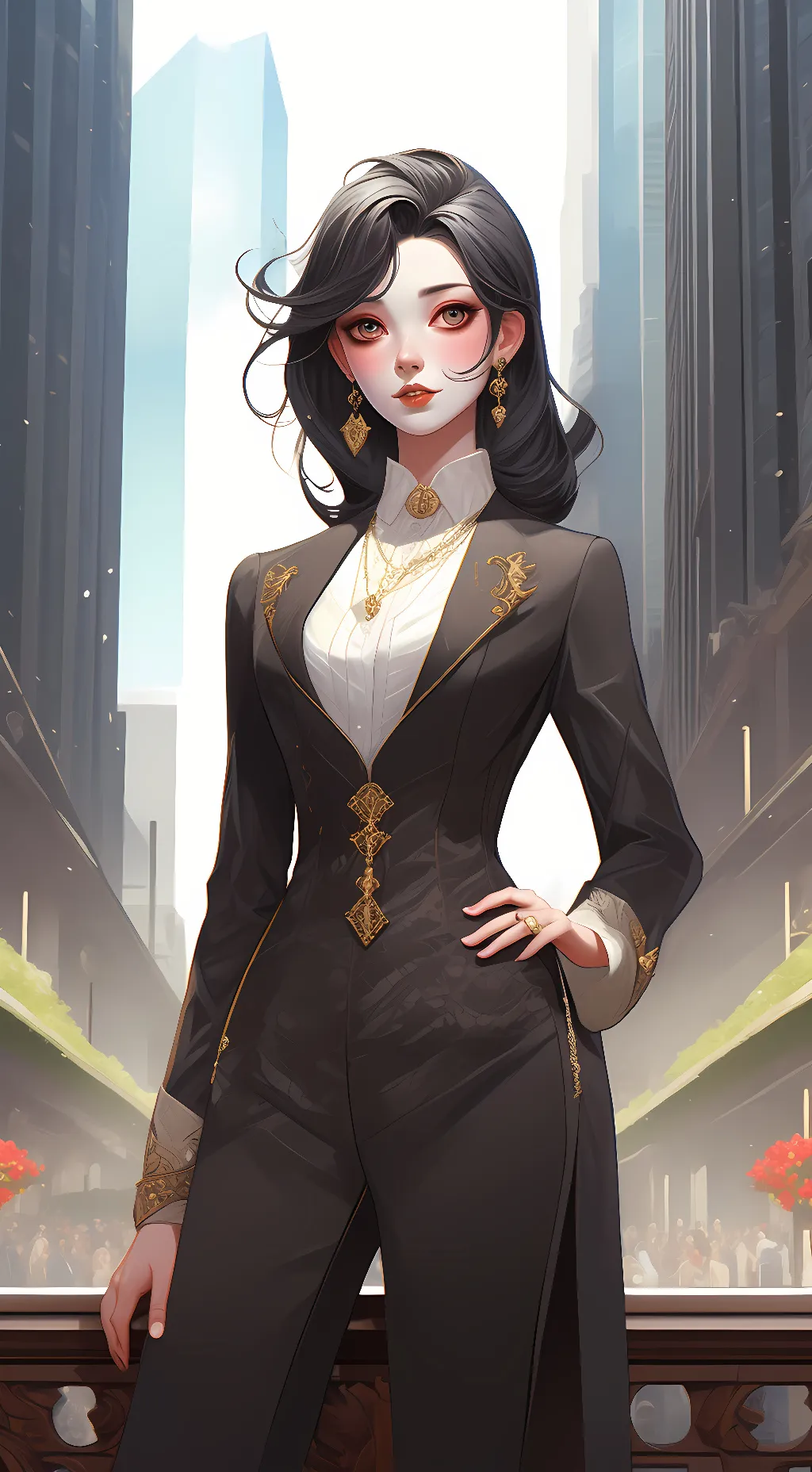 ai character: kat/kc background