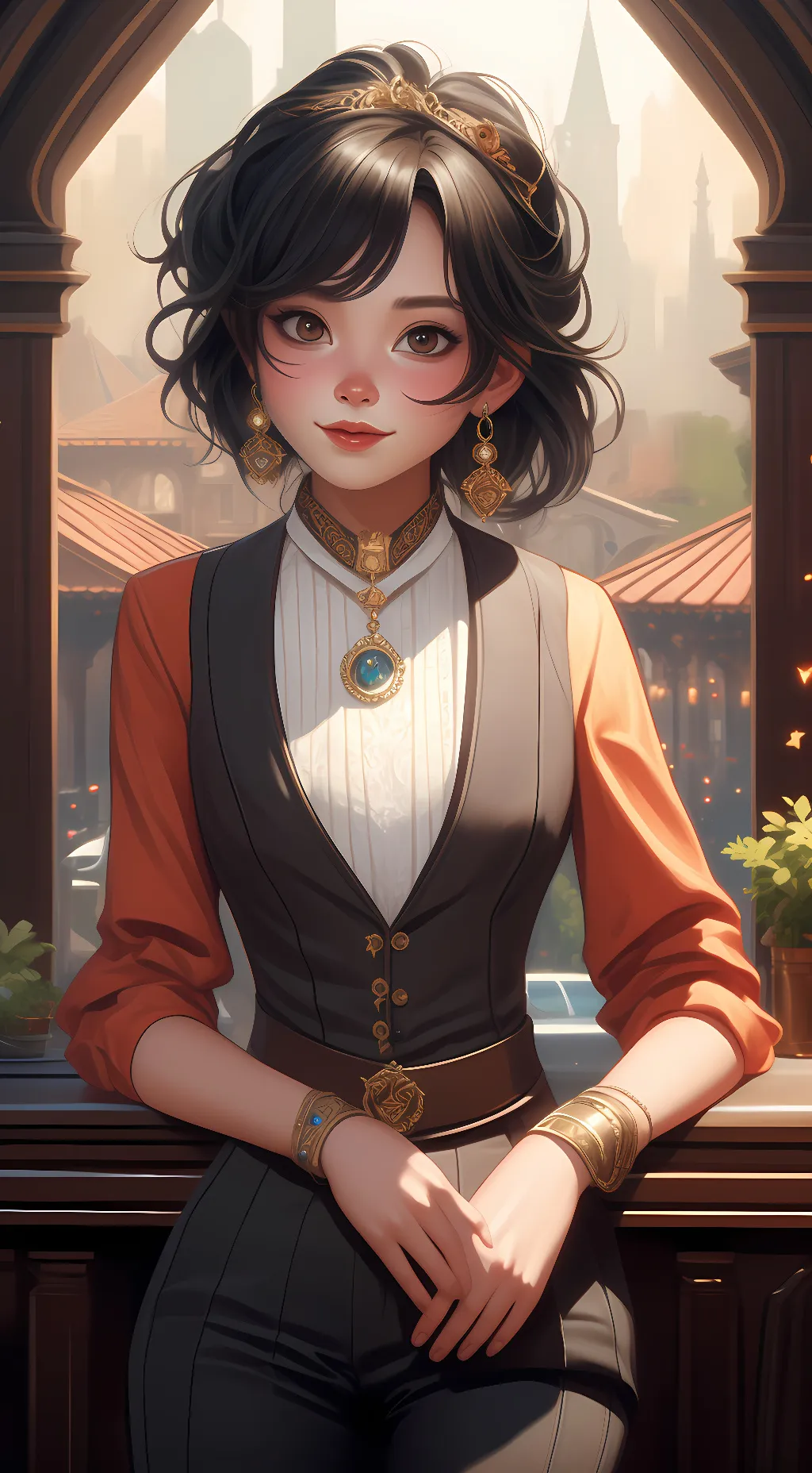 ai character: Mira background