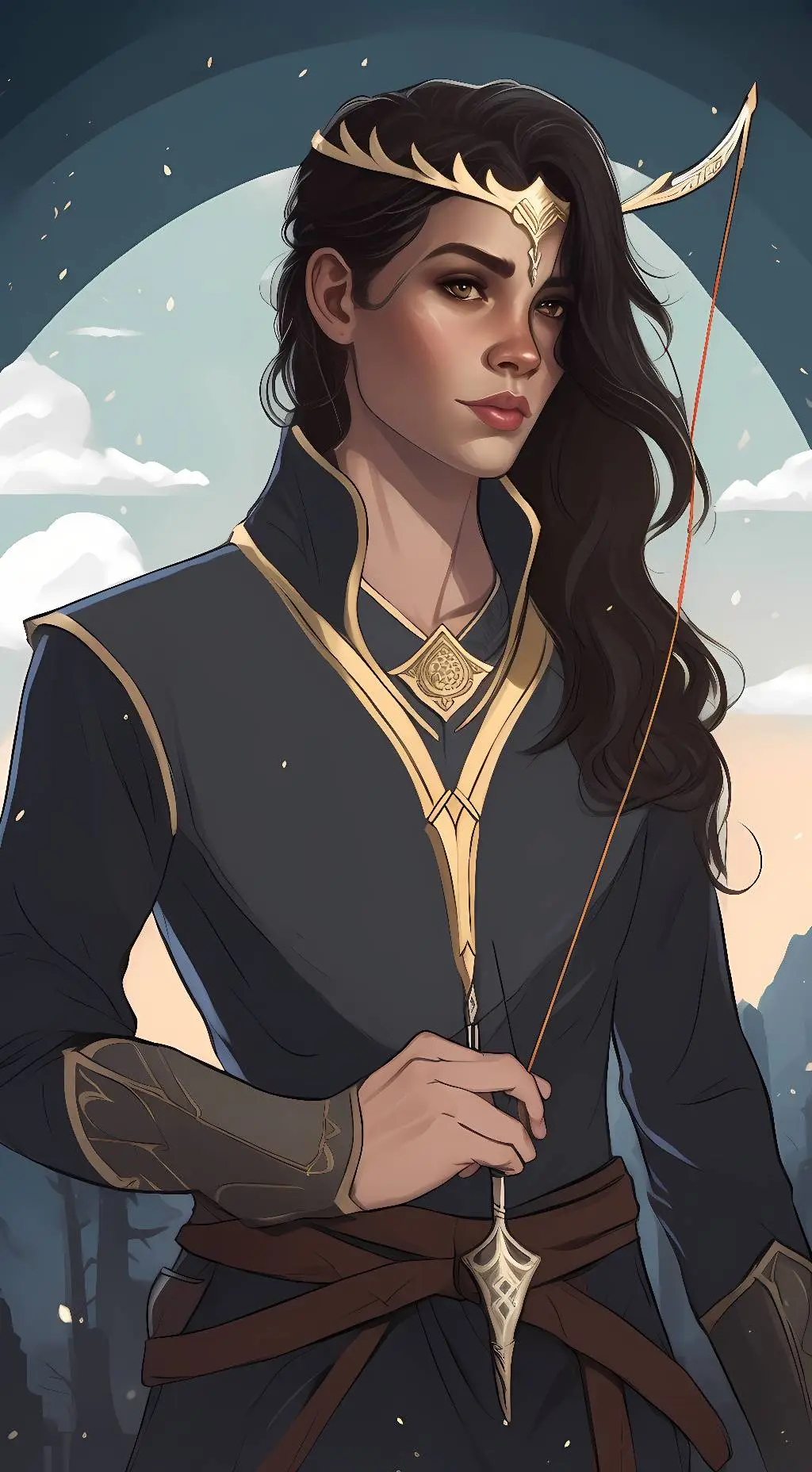 ai character: Zoë Nightshade  background