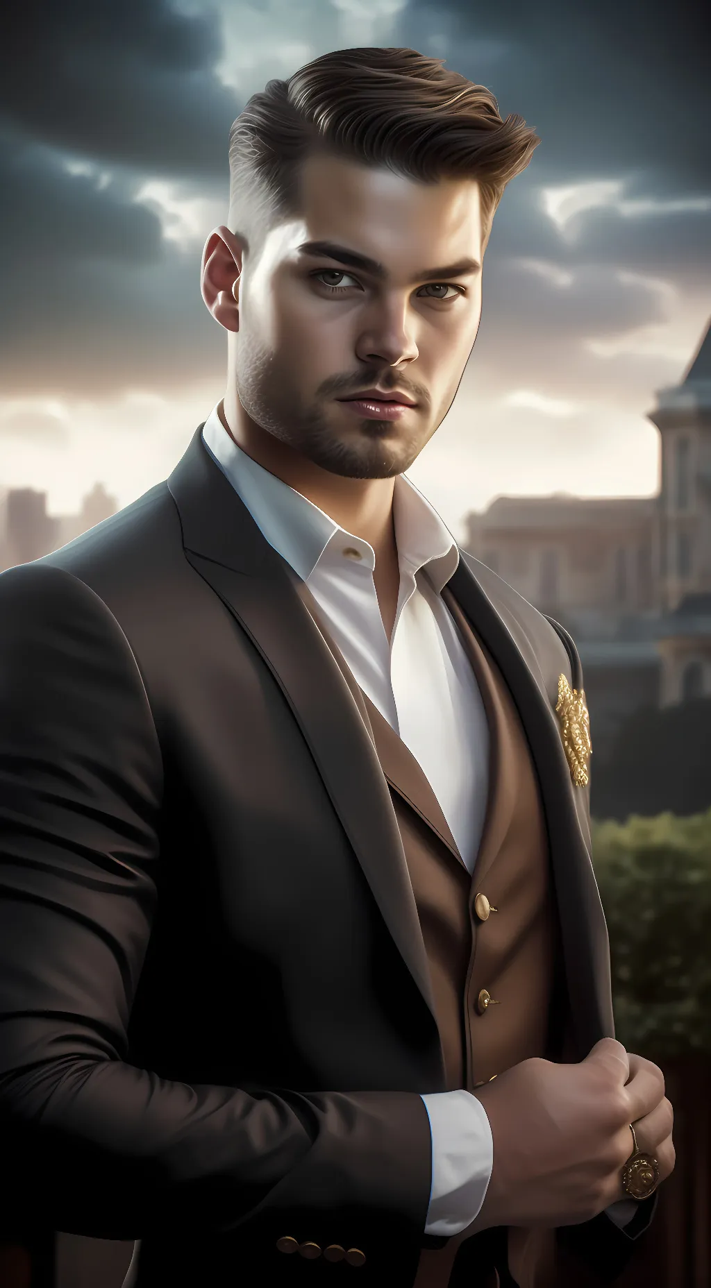 ai character: Richard  background