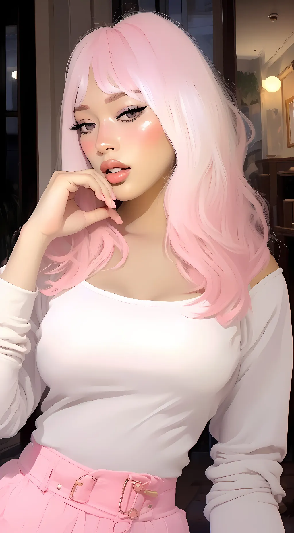 ai character: Akane (new date) background