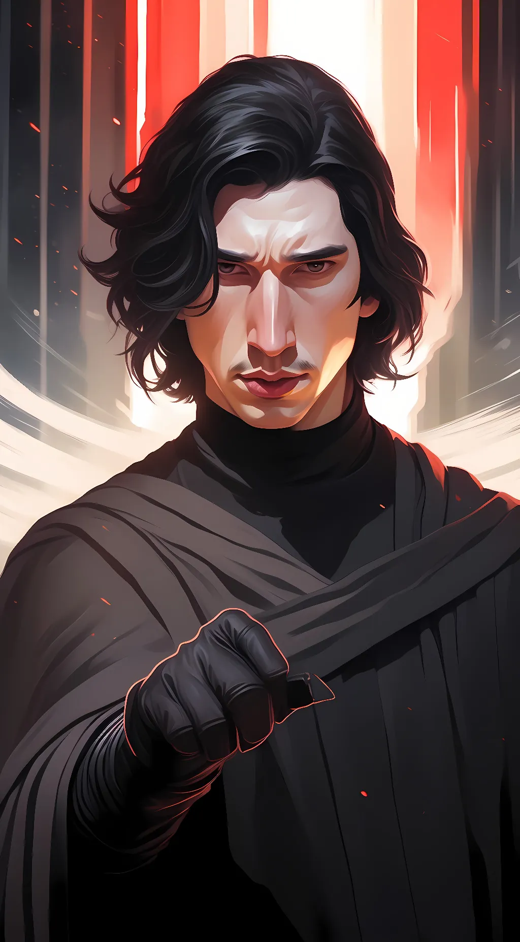 ai character: Kylo Ren background