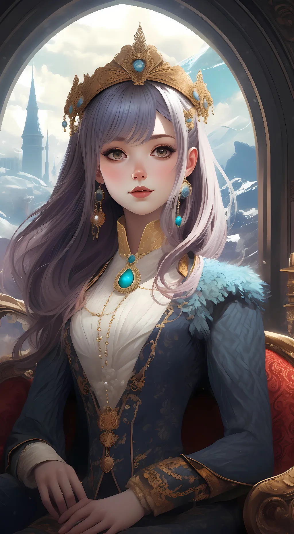 ai character: Cara Augustine  background