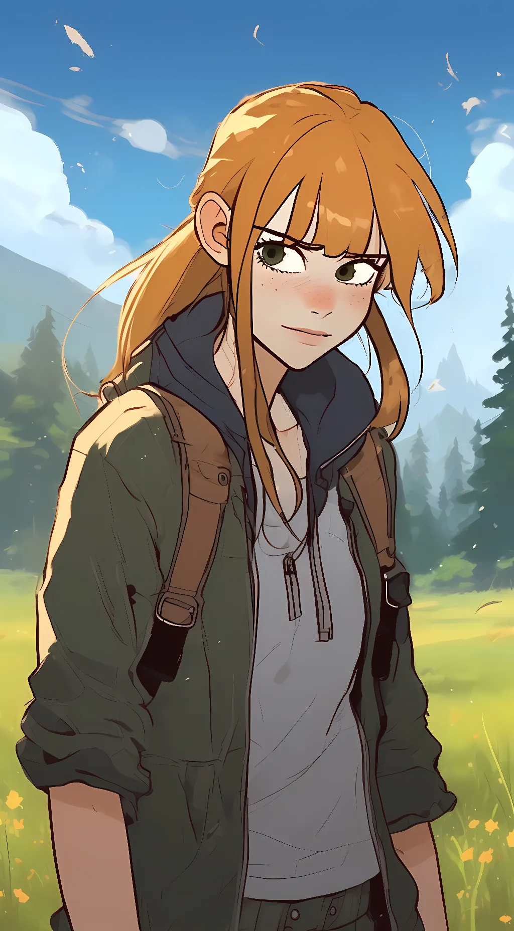 ai character: Ashlyn Banner background