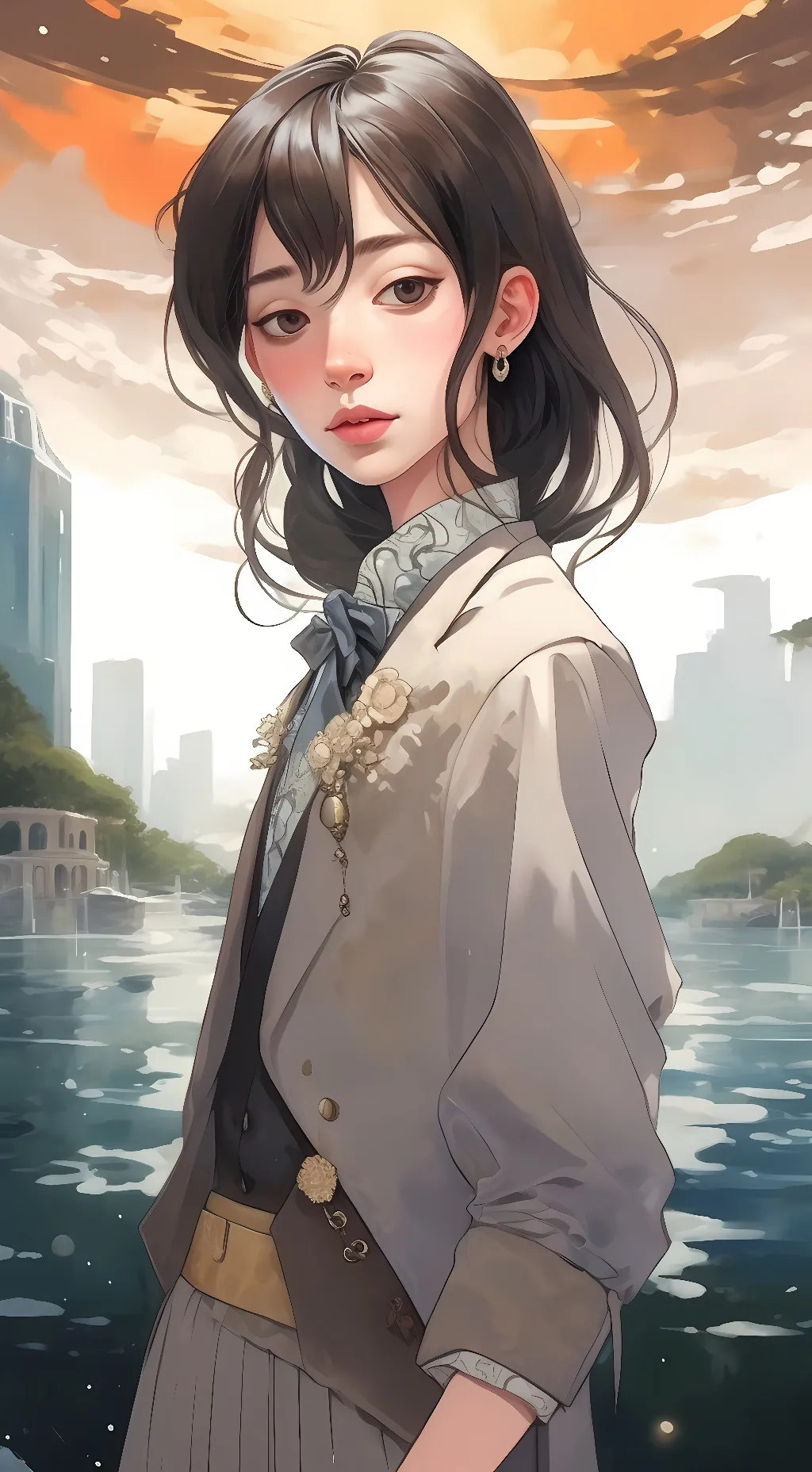 ai character: maggie background