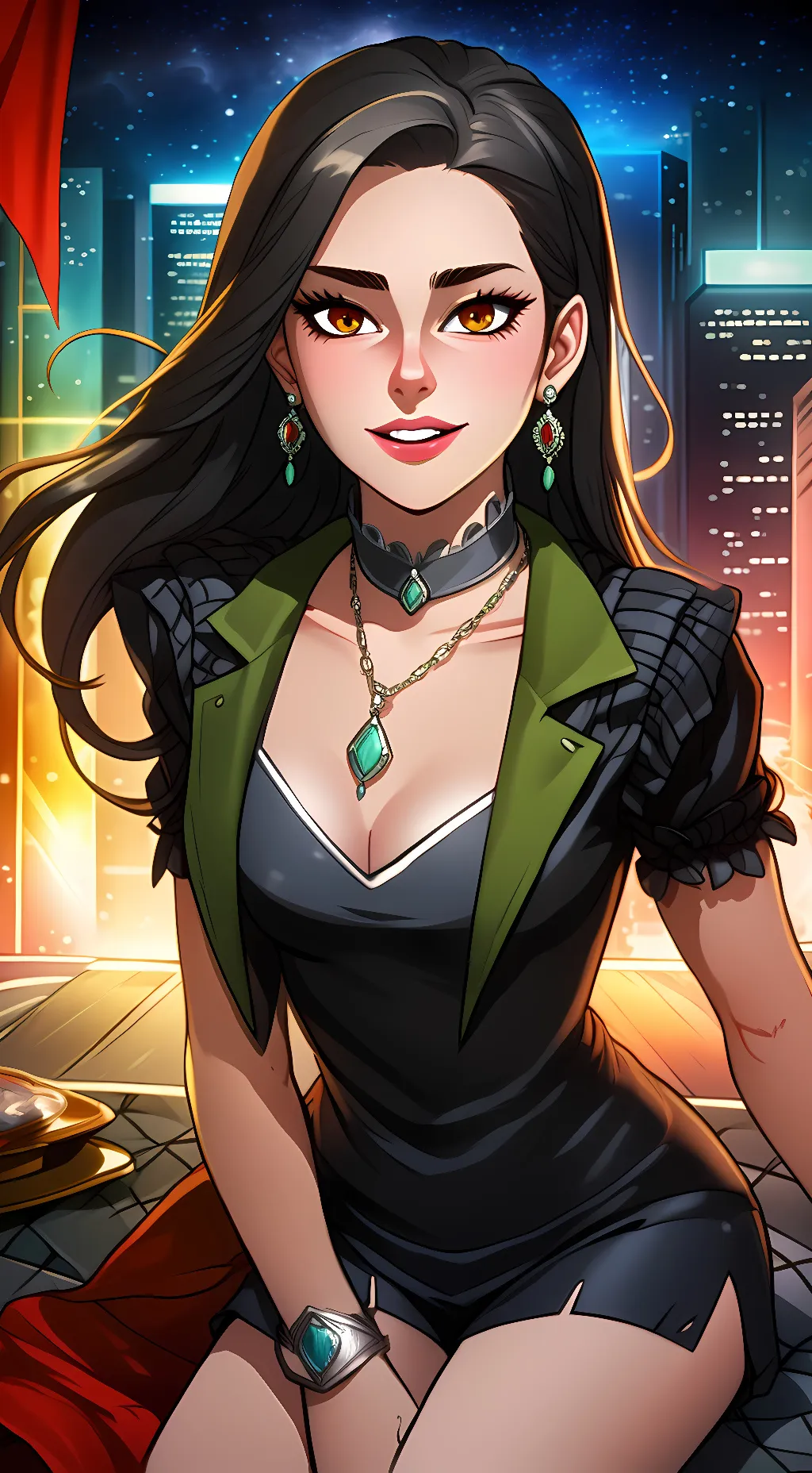 ai character: sarah background