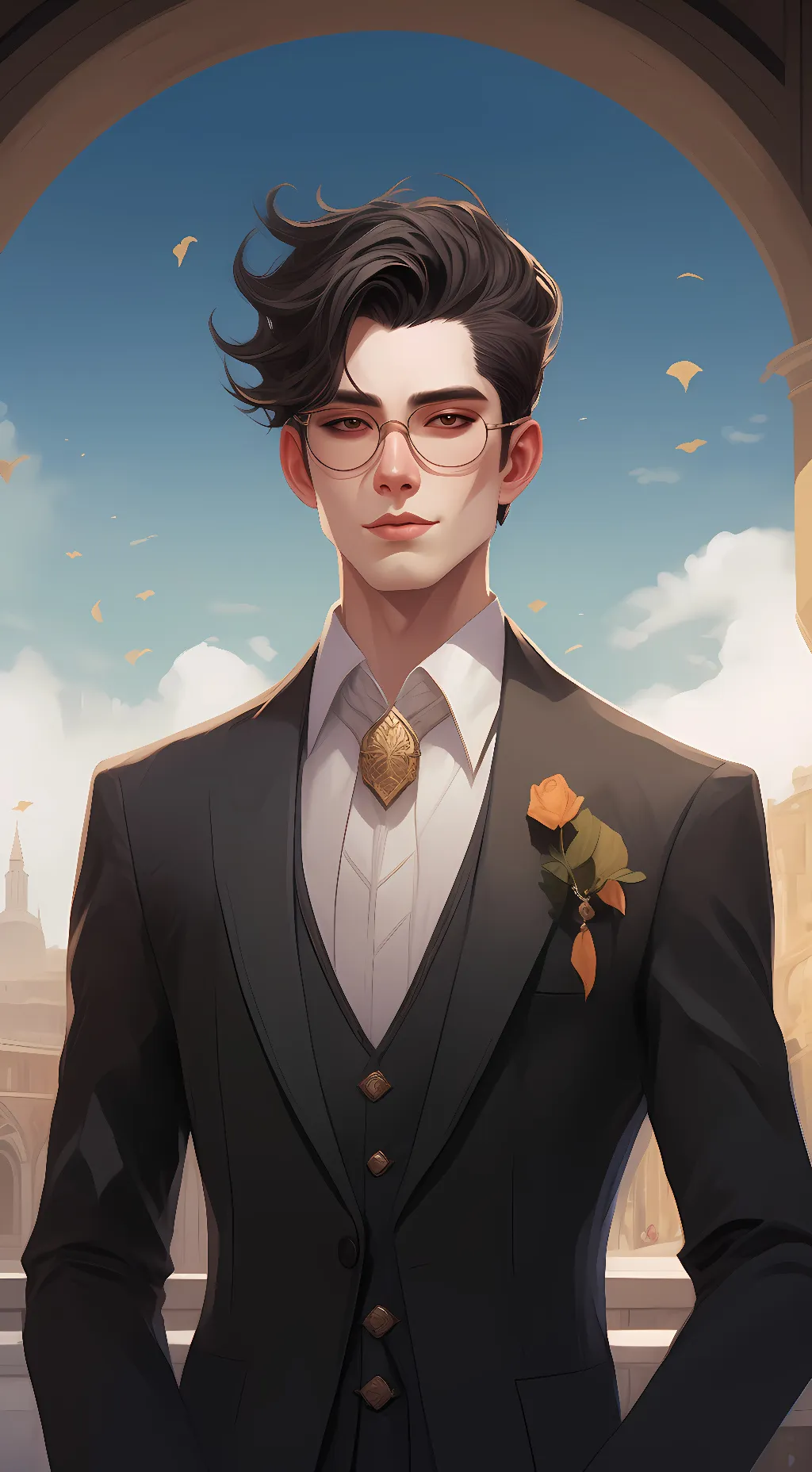 ai character: Kevin  background