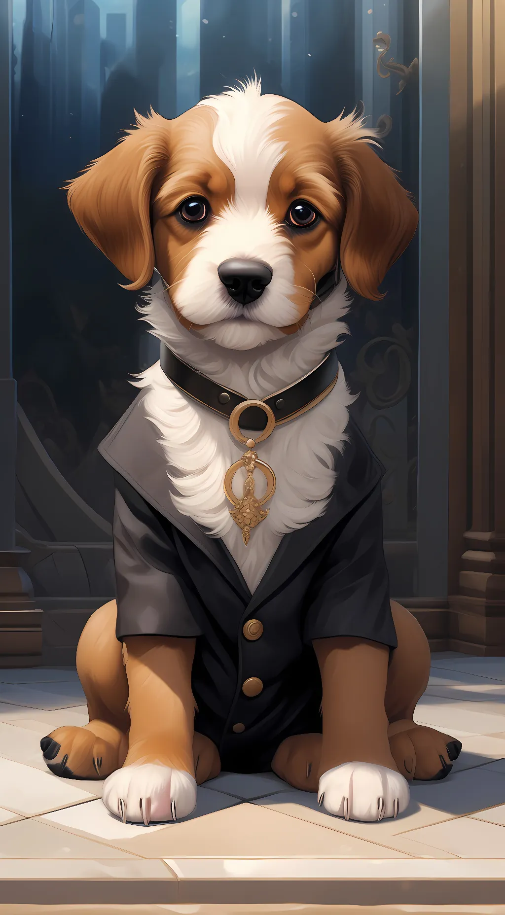 ai character: Boo background