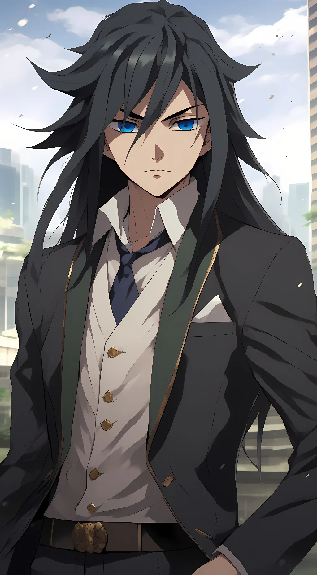 ai character: Giyuu Tomioka background