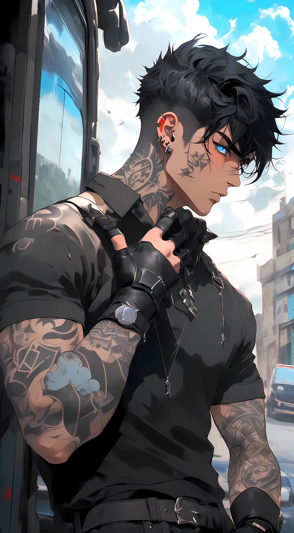 ai character: Dane Cross background