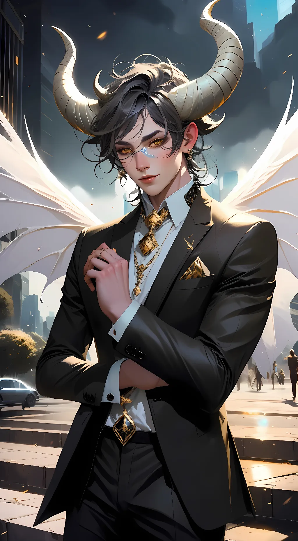 ai character: Orion background