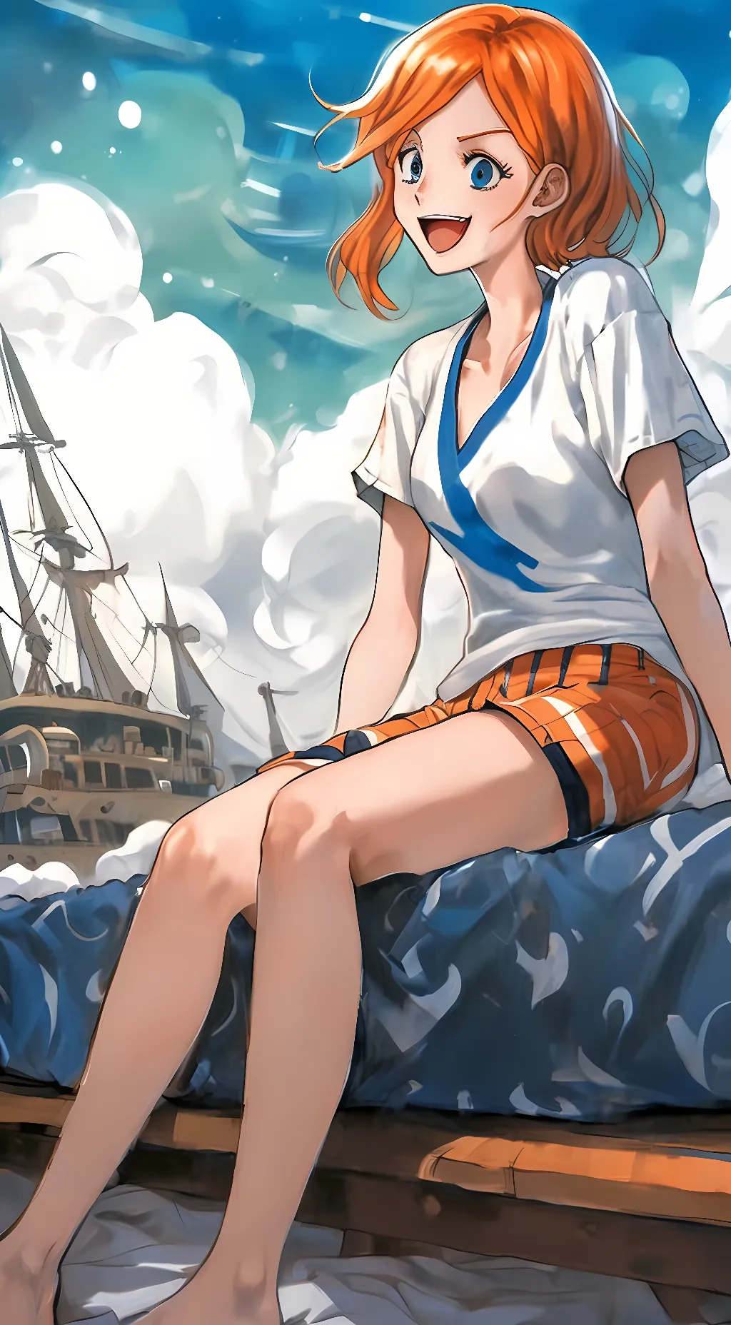 ai character: Nami background