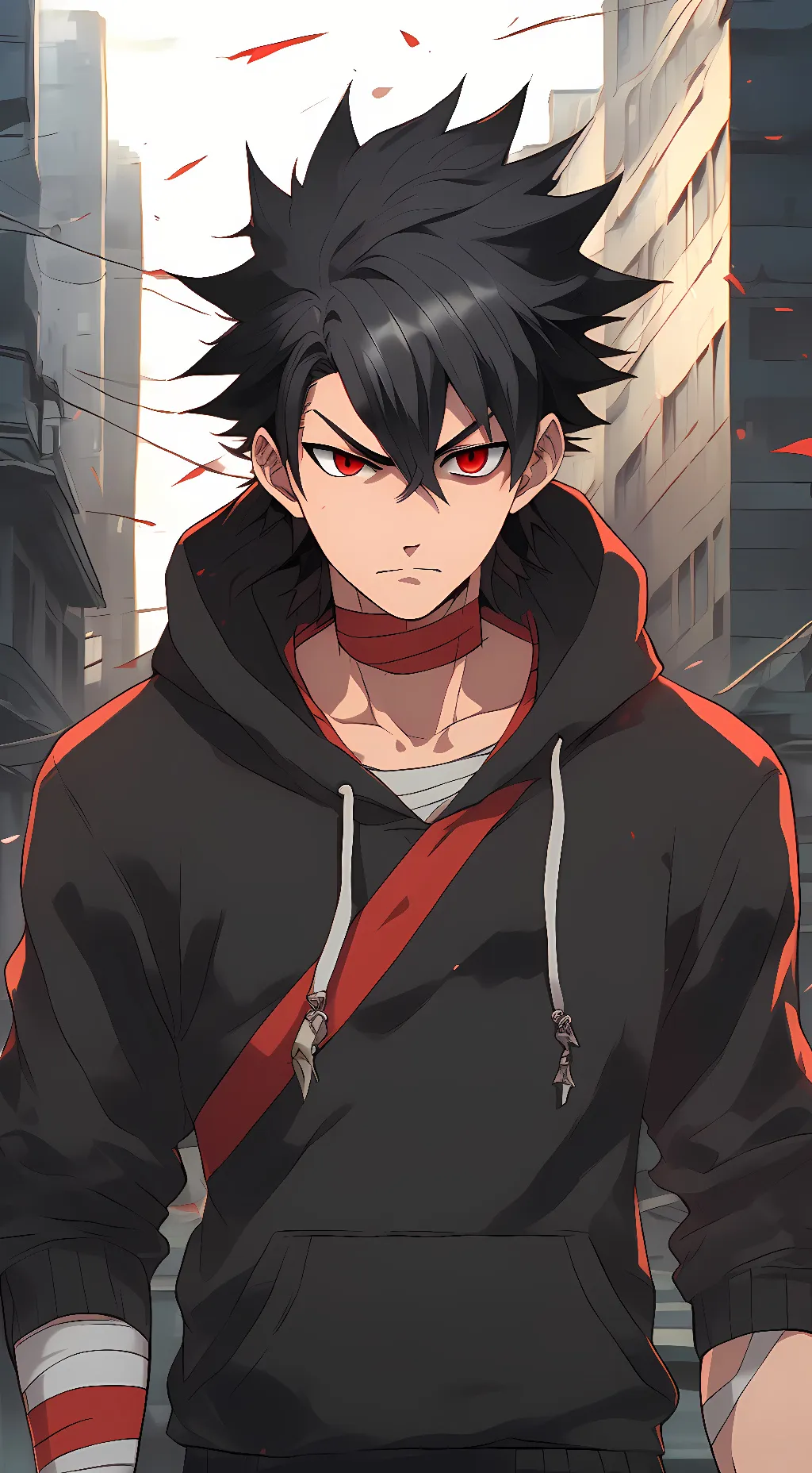 ai character: Fumikage Tokoyami background