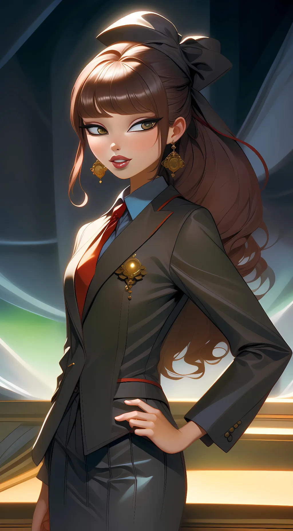 ai character: Diana  background