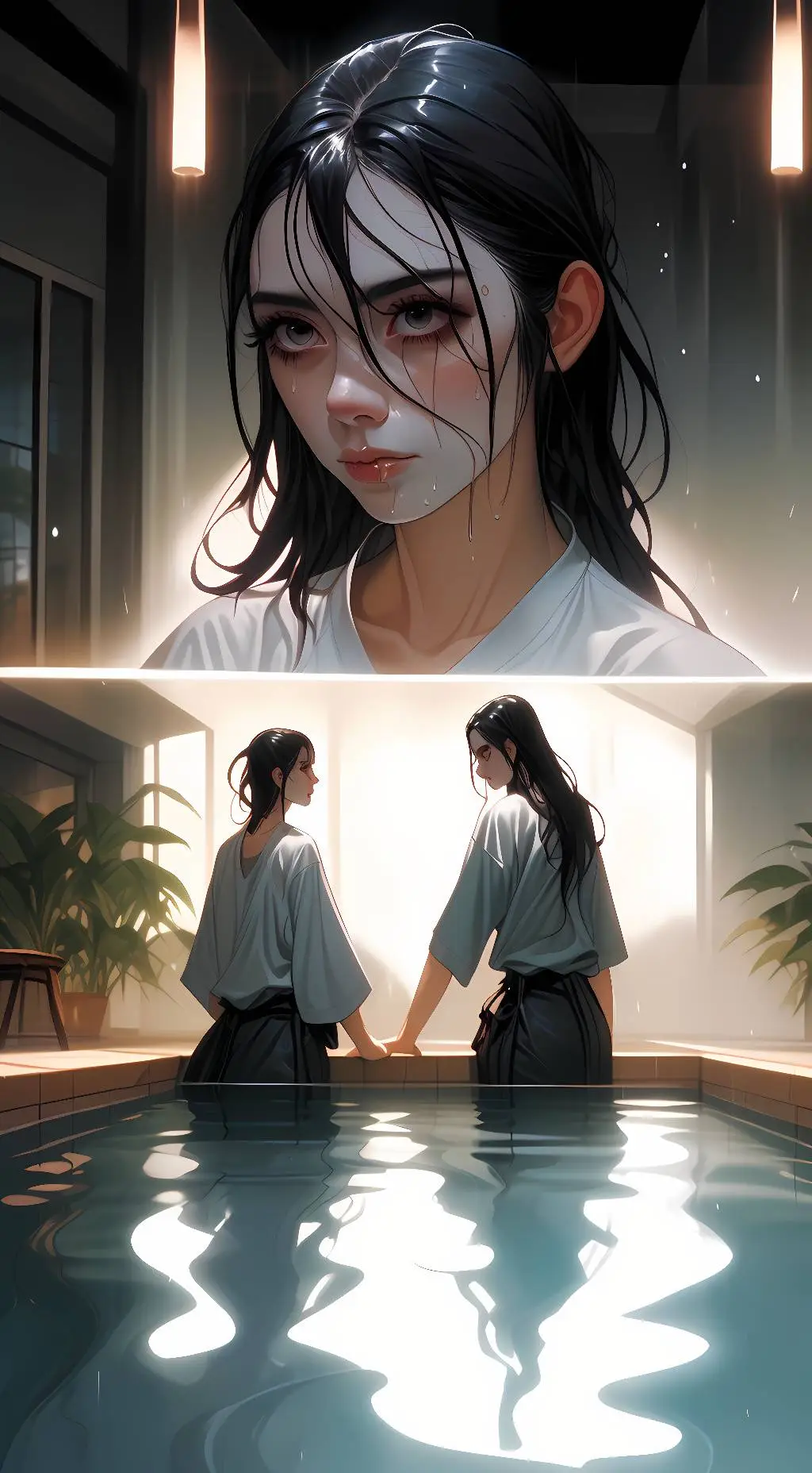 ai character: Yuni ♡ background