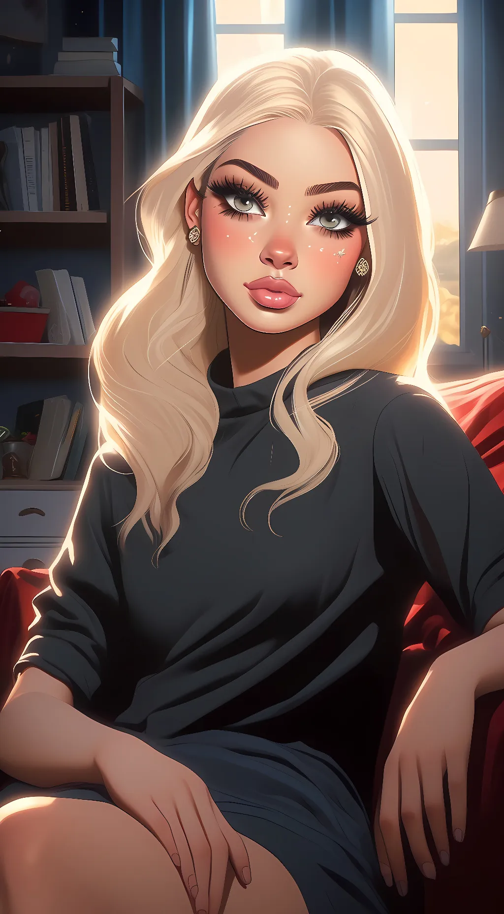 ai character: Lyndy Campbell background