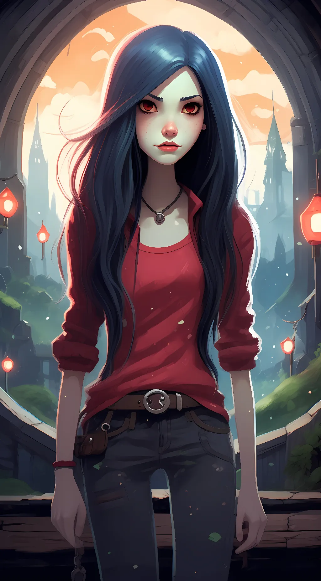 ai character: Marceline background