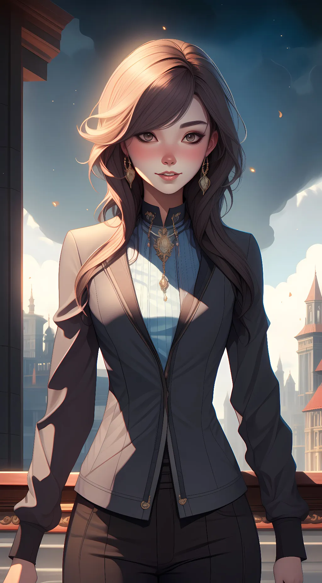 ai character: princess Rose background